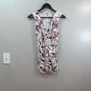 Express floral ruffle tank